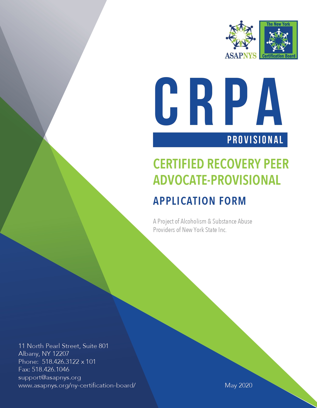 NYCB Peer Recovery (PR) Certifications